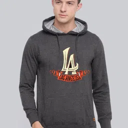 ONN Typography Printed Hooded Pure Cotton Anti Odour Pullover Sweatshirt-picture-22