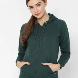 Allen Solly Woman Hooded Front-Open Sweatshirt-picture-32