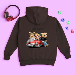 NUSYL Kids Graphic Printed Hooded Pullover-picture-37