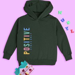NUSYL Kids Typography Printed Hooded Fleece Pullover Sweatshirt-picture-48
