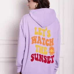 Imsa Moda Typography Printed Oversized Hoodie Pullover Sweatshirt-picture-20