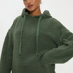 DOROTHY PERKINS Solid Oversized Hooded Sweatshirt-picture-18