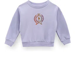 U.S. Polo Assn. Kids Girls Graphic Printed Pullover Sweatshirt-image-45