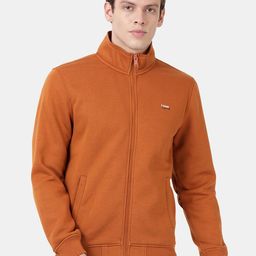 t-base Men Orange Fleece Sweatshirt-picture-43