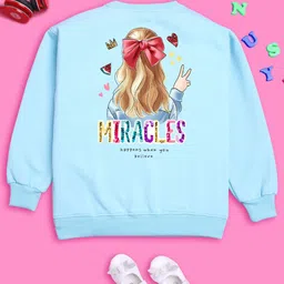 BAESD Girls Miracles Printed Fleece Pullover-picture-34