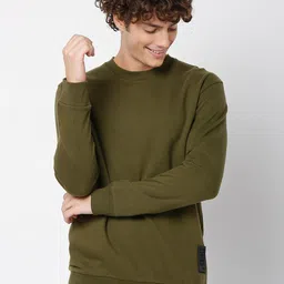 Mufti Men Plus Size Slim Fit Cotton Sweatshirt-picture-36