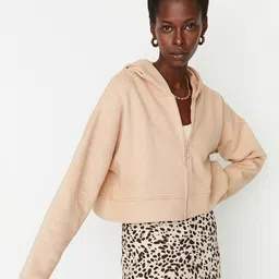 Trendyol Women Hooded Pullover Sweatshirt-picture-37