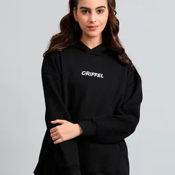 GRIFFEL Typography Printed Hooded Pullover-picture-16