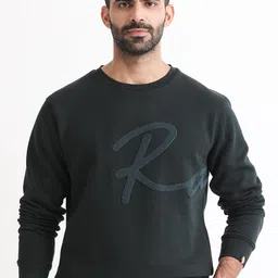 RARE RABBIT Men East Round Neck Sweatshirt-picture-14