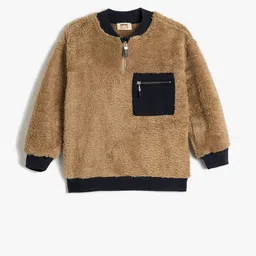 Koton Boys Round Neck Pullover Sweatshirt-picture-41
