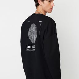 Trendyol Graphic Printed Sweatshirt-picture-15