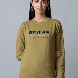 Club York Women Green Printed Sweatshirt-picture-9