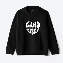 M&H Juniors Girls Typography Printed Sweatshirt-picture-27