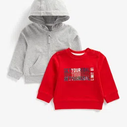 mothercare Boys Pack Of 2 Printed Cotton Pullover-picture-35