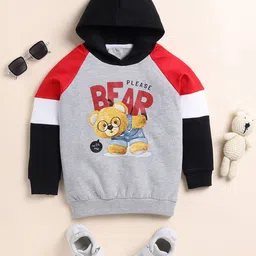 YK Boys Typography Printed Hooded Cotton Sweatshirt-picture-19