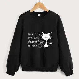 StyleCast Boys Black Graphic Printed Pullover Sweatshirt-picture-20