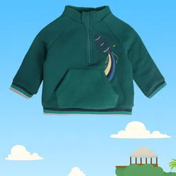 MINI KLUB Infant Boys Mock Collar Sweatshirt image 5