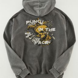 Trendyol Graphic Printed Hooded Pure Cotton Pullover Sweatshirt-picture-22