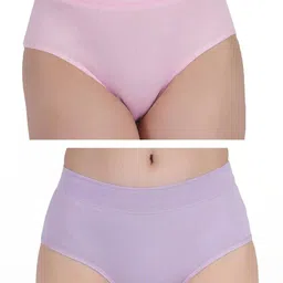 ORLIZEA Set Of 2 Cotton Blend Hipster Briefs-picture-35