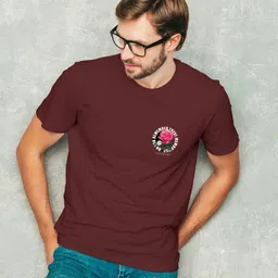 Zenroz Men Graphic Printed Regular Fit Cotton T-shirt image 2