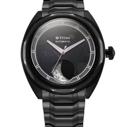 Titan Men Printed Dial & Stainless Steel Straps Analogue Automatic Watch 10011NM03-picture-39