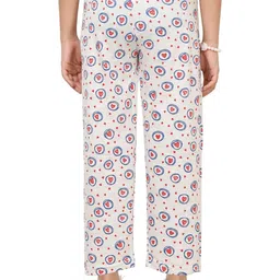 YK Girls Pack Of 4 Printed Cotton Lounge Pants image 4