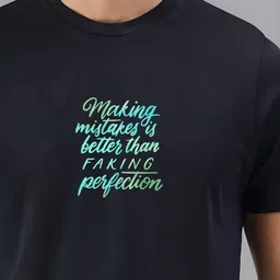 SZN Men Typography Printed Round Neck T-shirt image 4