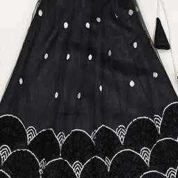 Atierking Girls Embroidered Ready to Wear Lehenga & Blouse With Dupatta image 4