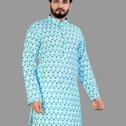CELLUX Men Multi Kurtas image 2