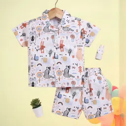 NAAMJAP Kids-Unisex Pure Cotton Printed Clothing Set-picture-53