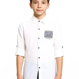 CAVIO Boys Cotton Printed Casual Shirt-image-75