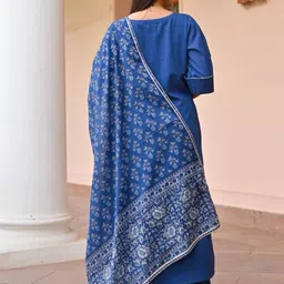 Women Basket Women Ethnic Motifs Regular Kurta with Palazzos & With Dupatta image 3