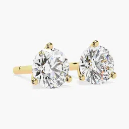 VALANOVA 18 Kt Gold Lab Grown Diamond Earrings -1.4 g image 5