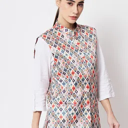 KALINI Printed Nehru Jackets image 3