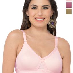College Girl Pack Of 3 Full Coverage Lightly Padded Minimizer Bra-picture-14