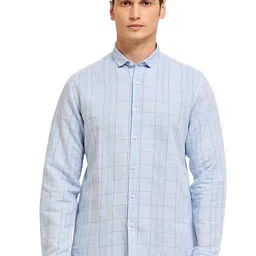 Mast & Harbour Men Comfort Opaque Checked Casual Shirt-picture-39