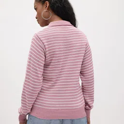 The Roadster Life Co. Striped Pullover image 2