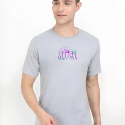 SZN Men Typography Printed T-shirt image 1