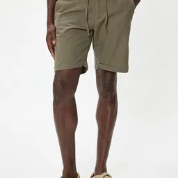Koton Men Linen Chino Shorts-picture-12
