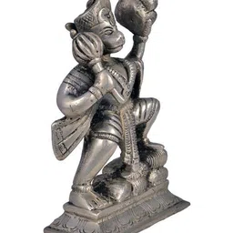JY Silver-Toned Religious Idol Showpiece image 2