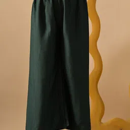 VAALI Ethnic Motifs Embroidered Regular Thread Work Kurta With Palazzos & Dupatta image 2