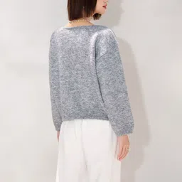 JC Collection Women Pullover with Embellished Detail image 2