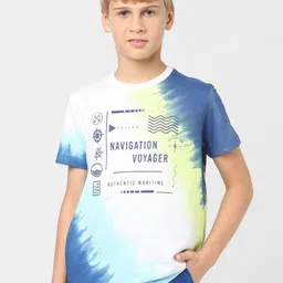 Jack & Jones Junior Boys Typography Printed Round Neck Cotton T-shirt-picture-16