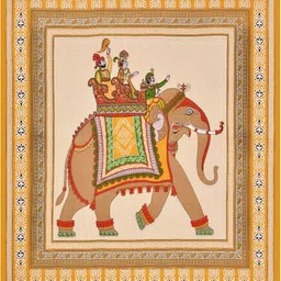 MILAAV Yellow 144 TC Single Bedsheet with 1 Pillow Covers image 3