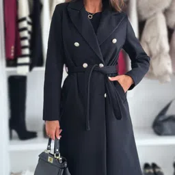 DressBerry Women's Black Casual Polyester Blazer-picture-37