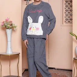 GRX Women Graphic Round Neck Night Suits image 2