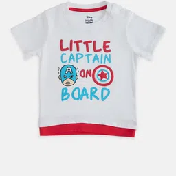 Pantaloons Baby Boys Typography Captain America Printed Cotton T-Shirt-picture-53