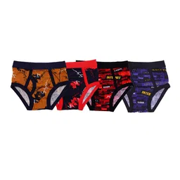 SMARTERKIDS Boys Pack of 4  Printed  Briefs-picture-19