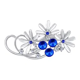 Mahi Women Floral Shaped Studded Brooch-picture-31