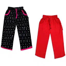 IndiWeaves Girls Pack of 2 Mid-Rise Cotton Printed Capris-picture-26